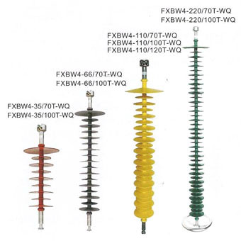 FXBW4-(35-220)棒形悬式复合防鸟型绝缘子